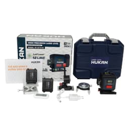 Máy cân bằng laser HUKAN G1-LS12-G3, 12 Tia xanh siêu sáng, Xoay 360 độ, Tự cân bằng sau 1.5s 2