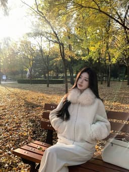 [Sẵn] Áo Khoác Len Lông Cừu Cổ Lông Siêu Ấm Khoác Ngoài Chống Nắng Đi Du Lịch Style Hàn Chali L10 7
