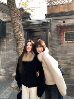 [Sẵn] Áo Khoác Len Lông Cừu Cổ Lông Siêu Ấm Khoác Ngoài Chống Nắng Đi Du Lịch Style Hàn Chali L10 9