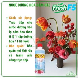 Nước Dưỡng Hoa Chuyên Dụng Fresh F5 500ml – Giúp Hoa Nở Đều, Tươi Lâu Gấp 3 Lần 9