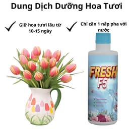 Nước Dưỡng Hoa Chuyên Dụng Fresh F5 500ml – Giúp Hoa Nở Đều, Tươi Lâu Gấp 3 Lần 6
