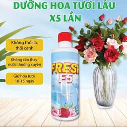 Nước Dưỡng Hoa Chuyên Dụng Fresh F5 500ml – Giúp Hoa Nở Đều, Tươi Lâu Gấp 3 Lần 7