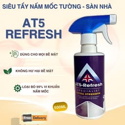 Chai Xịt Tẩy Nấm Mốc Đa Năng AT5 REFRESH 500ml – Làm Sạch Mốc Tường, Mốc Silicon, Mốc Nhà Tắm 1