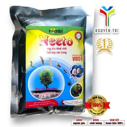 Phân bón vi lượng Neeto - Tinh dầu Neem, Tỏi nồng - Ức chế côn trùng gây hại, Sát khuẩn, Gói 200gr 1