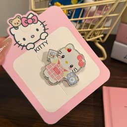 Set phụ kiện Hello Kitty 9 chi tiết đáng yêu hết nấc,Kẹp Tóc Mix Hình Thú, Nơ, Scrunchies Xinh 5
