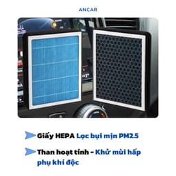 [BẢO HÀNH 2 THÁNG] Lọc Gió Điều Hoà Daewoo Lacetti CDX Lacetti SE Than Hoạt Tính, Lọc Gió Ô Tô VINAL 7