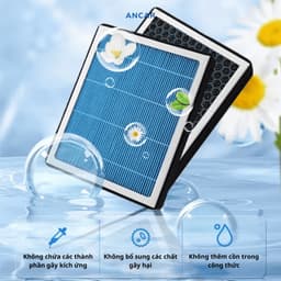 [BẢO HÀNH 2 THÁNG] Lọc Gió Điều Hoà Ô Tô VINFAST VF5 VFe34 VF3 VF6 VF7 VF8 VF9 Fadil Than Hoạt Tính - Lọc bụi mịn 3