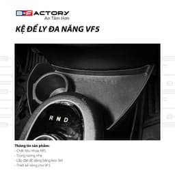 Khay Đựng Ly Đa Năng VF5  B-Factory, Hộp Để Đồ Hốc Để Ly Móc Treo Đồ Xe VinFast VF5 8
