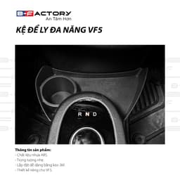 Khay Đựng Ly Đa Năng VF5  B-Factory, Hộp Để Đồ Hốc Để Ly Móc Treo Đồ Xe VinFast VF5 7