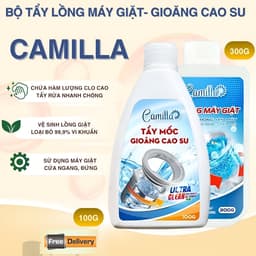 Bột Tẩy Gioăng Cao Su CAMILLA 100G Tẩy Lồng Máy Giặt  – Tẩy Mốc Đen, Khử Khuẩn, Sạch Như Mới 1