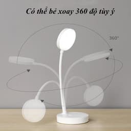 Đèn Bàn Học LED Đọc Sách Làm Việc Chống Cận Bảo Vệ Mắt Triều Cường  Cảm Ứng Cấp Độ Điều Chỉnh Vùng Sáng 3