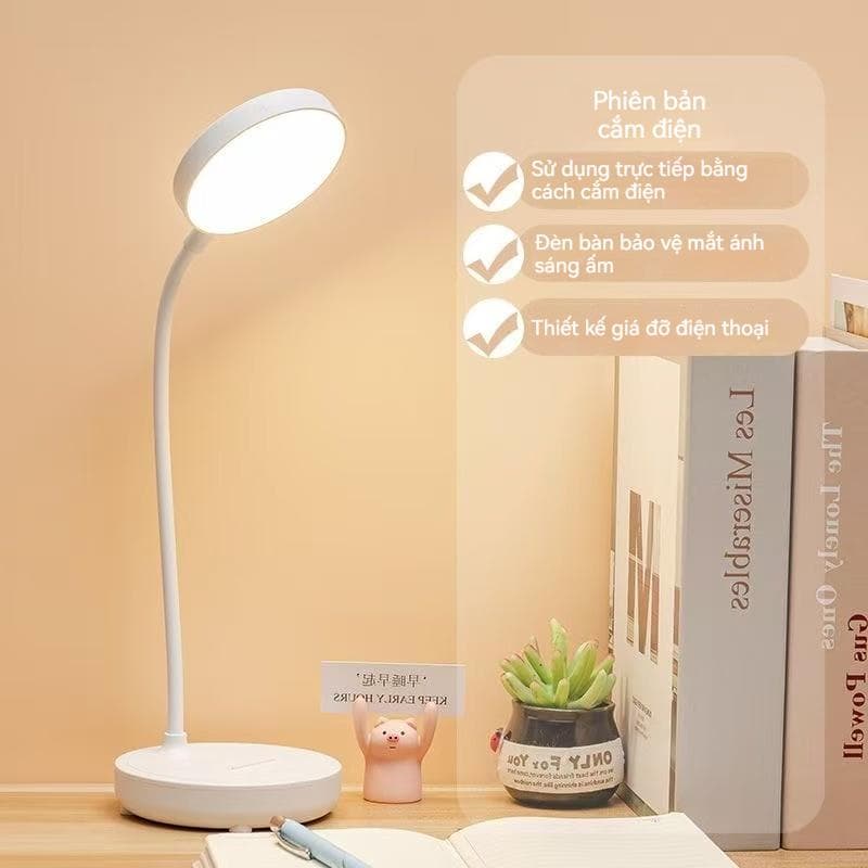 Đèn Bàn Học LED Đọc Sách Làm Việc Chống Cận Bảo Vệ Mắt Triều Cường  Cảm Ứng Cấp Độ Điều Chỉnh Vùng Sáng