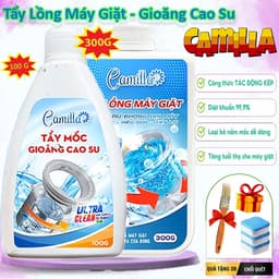 Bột Tẩy Gioăng Cao Su CAMILLA 100G Tẩy Lồng Máy Giặt  – Tẩy Mốc Đen, Khử Khuẩn, Sạch Như Mới 9