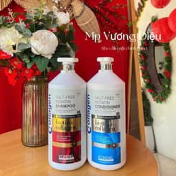 Cặp Dầu Gội Xả Biotin Collagen Plus Salt Free Keratin | Giảm Rụng Tóc, Phục Hồi Tóc, Hư Tổn, Mềm Mượt | 2000ml 1