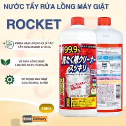 Dung Dịch Tẩy Lồng Máy Giặt ROCKET 500ml – Khử Mùi, Tẩy Nấm Mốc, Sạch Cặn Bẩn 1