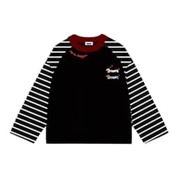 Áo Thun Tay Dài Raglan Phối Sọc Ngang Long Sleeve Boxy Form Rộng Cổ Tròn Unisex Áo Thu Đông BST Mới Phong Cách Hàn 6