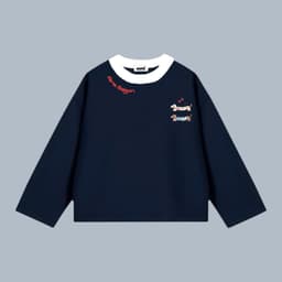 Áo Thun Tay Dài Raglan Phối Sọc Ngang Long Sleeve Boxy Form Rộng Cổ Tròn Unisex Áo Thu Đông BST Mới Phong Cách Hàn 8