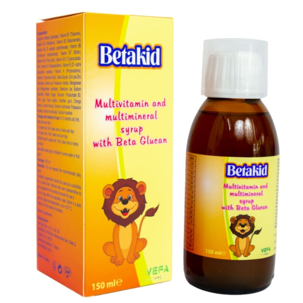 Betakid ( 150ml ) vitamin và khoáng chất thiết yếu quan trọng giúp hỗ trợ tăng cường khả năng miễn dịch> BUN BUN SHOP