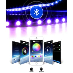BLE008 ĐIỀU KHIỂN LED FULL MÀU NEOPIXEL ARGB WS2812 WS2811 WS2815 NHÁY THEO NHẠC HỖ TRỢ APP REMOTE 2