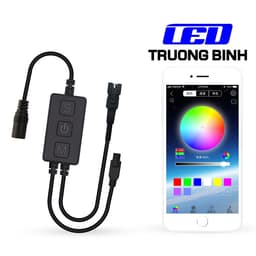 BLE008 ĐIỀU KHIỂN LED FULL MÀU NEOPIXEL ARGB WS2812 WS2811 WS2815 NHÁY THEO NHẠC HỖ TRỢ APP REMOTE 6