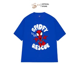 Áo thun bé trai SPIDER MAN form rộng ISEE VN, áo phông bé trai chất cotton 4c premium thấm hút, chất vải dày dặn SPD02 7