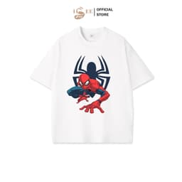 Áo thun bé trai SPIDER MAN form rộng ISEE VN, áo phông bé trai chất cotton 4c premium thấm hút, chất vải dày dặn SPD02 2