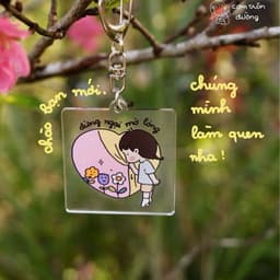 MÓC KHOÁ LỜI NHẮN QUÀ TẶNG ĐỪNG NGẠI MỞ LÒNG - VADANLEN 1