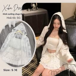 Xukadress_Set trắng tầng, set bộ sang chảnh, set đồ năng động cá tính 2