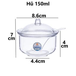 Hũ Nhựa Đựng Gia Vị Việt Nhật 2901/2, Lọ Đựng Tỏi Ớt Có Nắp Chắc Chắn - DOMUS 3
