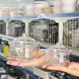 Hũ Nhựa Đựng Gia Vị Việt Nhật 2901/2, Lọ Đựng Tỏi Ớt Có Nắp Chắc Chắn - DOMUS 9