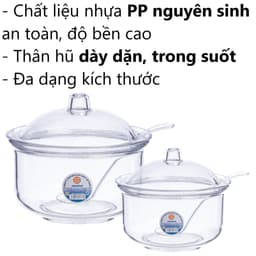 Hũ Nhựa Đựng Gia Vị Việt Nhật 2901/2, Lọ Đựng Tỏi Ớt Có Nắp Chắc Chắn - DOMUS 2