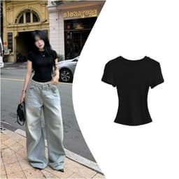 [Peinn] [ SLIM TEE] Áo thun Baby Tee Siêu Ôm body, thun tăm lạnh chất co dãn 12 Tháng Sáu MA 208 7