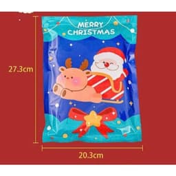 Túi quà giáng sinh túi mù dụng cụ học tập LOẠI TO gồm 8-10 sản phẩm chủ đề Noel ngẫu nhiên - Smart Baby 2