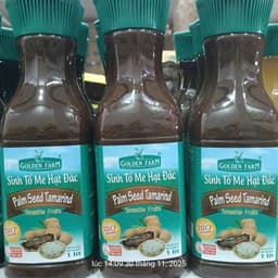 sinh tố me hạt đác (Golden farm) chai 1lít , dokhogiasi 4