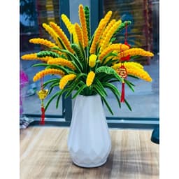 Set nguyên liệu làm CÂY LÚA kẽm nhung handmade diy 3