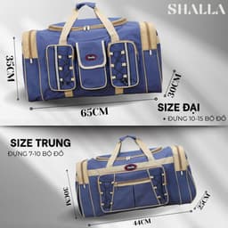 Túi xách du lịch cỡ đại - trung BIG-OXFORD sang trọng BOF10 Shalla 2