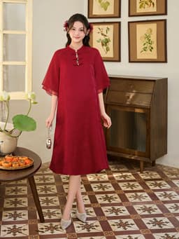 [SALE TẾT] LYMMOM - Áo Dài Bầu Thiết Kế , Áo Dài Cách Tân Triết Mộc Miên Gấm Hồ Điệp Cao Cấp - VB161 5