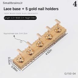 Đế Quân Cờ bằng gỗ và kim loại luyện tập móng tay phong cách Nhật Bản tối giản chất liệu bền bỉ và thiết kế tối giản 6