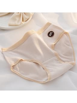 Sét 10 Quần Lót Nữ Cotton Gân Tăm Hoạ Tiết Gấu Tông Màu Nâu dễ Thương 5A 6