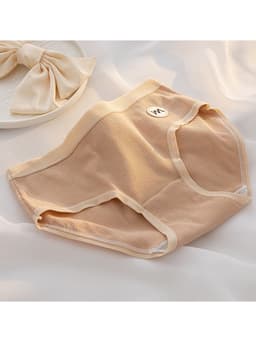 Sét 10 Quần Lót Nữ Cotton Gân Tăm Hoạ Tiết Gấu Tông Màu Nâu dễ Thương 5A 5