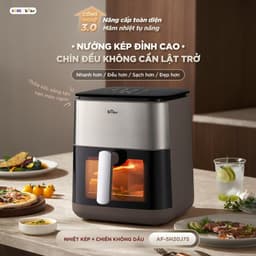 Nồi Chiên Không Dầu Bear AF-5H20J75, 6Lit - 2100w, 8 Chế Độ Nấu - Điều Khiển Cảm Ứng, Hàng Chính Hãng 2