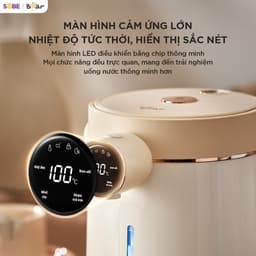Bình Thủy Điện Bear EWB-5H30C60, 3Lit - 1350w Đun Sôi Khử Clo Siêu Nhanh Giữ Nhiệt Tốt, Hàng Chính Hãng 5