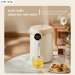 Bình Thủy Điện Bear EWB-5H30C60, 3Lit - 1350w Đun Sôi Khử Clo Siêu Nhanh Giữ Nhiệt Tốt, Hàng Chính Hãng 3