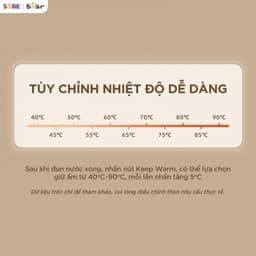 Bình Thủy Điện Bear EWB-5H30C60, 3Lit - 1350w Đun Sôi Khử Clo Siêu Nhanh Giữ Nhiệt Tốt, Hàng Chính Hãng 7