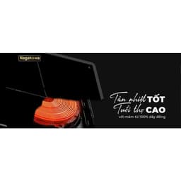 Bếp đôi điện từ Nagakawa UltraSlim NK2C26MB | Nhập Khẩu từ  MALAYSIA | Hệ điều hành kép | BH 5 năm 6