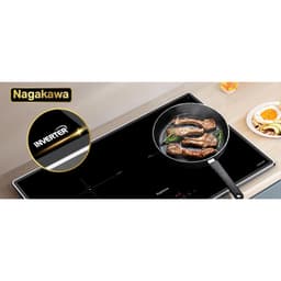 Bếp đôi điện từ Nagakawa UltraSlim NK2C29MB | Nhập khẩu từ Malaysia | Hệ điều hành kép | BH 5 năm tại nhà 5