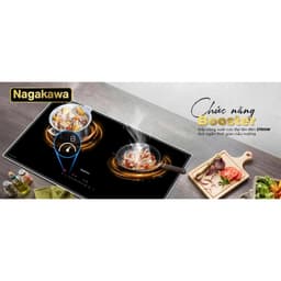Bếp đôi điện từ Nagakawa UltraSlim NK2C29MB | Nhập khẩu từ Malaysia | Hệ điều hành kép | BH 5 năm tại nhà 6