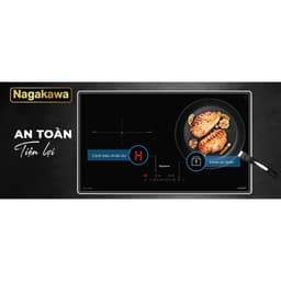 Bếp đôi điện từ Nagakawa UltraSlim NK2C29MB | Nhập khẩu từ Malaysia | Hệ điều hành kép | BH 5 năm tại nhà 8