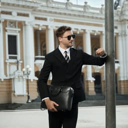 [4-25/9 TẶNG QUÀ TRUNG THU 599K] Túi Bao Tử Nam LECOS LT19 Da Cao Cấp Khóa Kéo Mượt Mà Chống Bụi 4