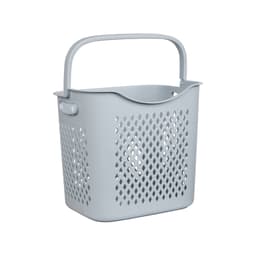 Giỏ Nhựa Vuông Caro Có Quai Xách Việt Nhật 3371/72/73, Sọt Đựng Quần Áo Và Đồ Chơi Tiện Ích - DOMUS 9